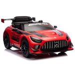 Kids Republic Licensed 24V Mercedes Benz GT3 Ride On Car for Kids - Motorized Electric Vehicle with Remote Control, MP3 Player, and LED Lights (24V, Red)