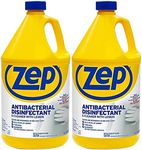 Zep Antibacterial Disinfectant & Cleaner with Lemon - 1 gallon (Case of 2) ZUBAC1282 - Designed Specifically as a General Cleaner and Disinfectant for use on Hard, Non-Porous Surfaces