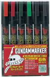 GSI Creos Gundam Marker Zeon Set (6 Markers)