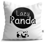 Paperholic Creations Fiber Lazy Panda Cushion with Filler 12x12, Birthday Gift for Friend, Gift for Boy, Gift for Girl, Christmas Gift, Pillow for Friend