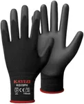 KAYGO Work Gloves PU Coated-12 Pairs KG15P,Nylon Lite Polyurethane Safety Work Gloves,Ideal for Light Duty Work