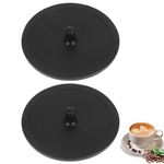 2 Pcs Cleaning Disc Backflush Disc, Backflush Disk Rubber Espresso Machine Blind Rubber Coffee Machine Blind Filter Backflush Cleaning Pad Disk