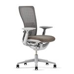 Haworth Zody Mesh Office Chair – Ergonomic Desk Chair with Pneumatic Seat Height Adjustments and Forward Tilt Option - with Lumbar Support (Stone)