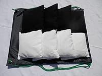 Cornhole Bags x8 (White and Black)