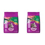 Whiskas Adult (+1 Year) Dry Cat Food, Tuna Flavour, 3Kg Pack & Adult (+1 Year) Dry Cat Food, Tuna Flavour, 1.2Kg Pack