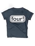 Four! 4th Birthday T-Shirt for Boy 