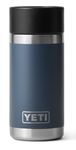 YETI Rambler Hotshot Bottle, Vacuum Insulated Stainless Steel Bottle with Hotshot Cap, Navy, 12 oz (354 ml)