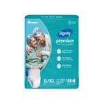 Dignity Premium Pull Up Adult Diapers Pant Style - 10 Count (XL-XXL) with Soft Elastic and Extra Absorbent Core, Waist Size 45" - 68", 10 Pcs/Pack (Pack of 1),unisex