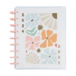 Happy Planner Disc-Bound July 2024–June 2025 12-Month Daily Planner, Classic Size, Dashboard Layout, Desert Thistle, 72 Pages, 12 Dividers, 2 Sticker Sheets, 17.78 x 24.77 cm (7" x 9 3/4")