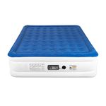 SoundAsleep Dream Series Luxury Air Mattress with ComfortCoil Technology & Built-in High Capacity Pump for Home Camping- Double Height, Adjustable, Inflatable Blow Up, Portable - California King XL