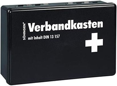 Erste Hilfe Koffer Söhngen 20 Jahre Haltbar DIN 13157 Verbandkasten Kiel schwarz von MBS-FIRE®