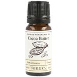 Nikura Cocoa Butter Fragrance Oil - 10ml | Perfect for Soap Making, Candle Making, Wax Melts, Diffuser, Burner | Great for use in Bath Bombs, Perfume Oil, Perfume Scents | Vegan & UK Made