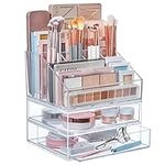 STORi Chloe Stackable Clear Makeup 