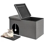 Ciokea Cat Litter Box Enclosure Lar