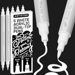 ARTISTRO 5 White Acrylic Paint Mark