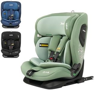 Jovikids Silla Coche Bebé, I-Size Silla de Coche Grupo 1/2/3 ISOFIX, para Niños de 76-150 cm, 15 Messes a 12 Años, 9-36 kg, Normativa R129, ISOFIX + Top Tether, Protección Lateral - Verde