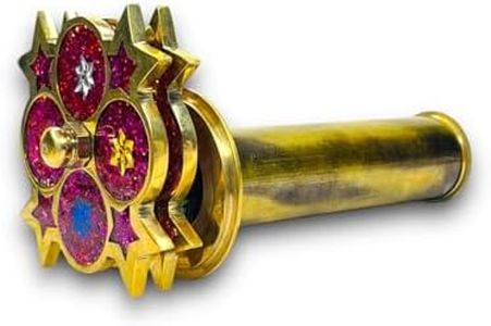 Adamcrafts Handmade 5 Inch Kaleidoscope for Adults, Vintage Collection of Kaleidoscopes Elegant Flower Design, 3D Mirror Lens Rainforest Kaleidoscope is Ideal Gift for Birthday Kids, and Collectors.