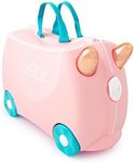 Trunki Children's Ride-On Suitcase & Hand Luggage, Flossi Flamingo