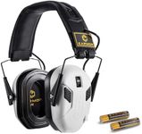 EARMOR Electronic Ear Protection for Shooting with 4 Microphones, Shooting Ear Protection with Gel Ear Pad, 30dB SNR/ 24dB NRR Noise Reduction, 5X Sound Amplification Hearing Protection for Shooters