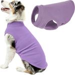 Gooby Stretch Fleece Vest Dog Sweater - Lavender, 3X-Large - Warm Pullover Fleece Dog Jacket - Winter Dog Clothes for Small Dogs Boy - Dog Sweaters for Small Dogs to Dog Sweaters for Large Dogs