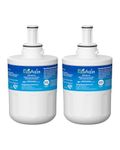 EcoAqua EFF-6011A Refrigerator Water Filter, Replacement for Samsung DA29-00003G, Aqua-Pure Plus, DA29-00003B, HAFCU1, DA29-00003A, 2 Filters