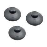 3Pcs Black in-line Inline Lamp Foot Push Switch Power Light FootSwitch Lighting