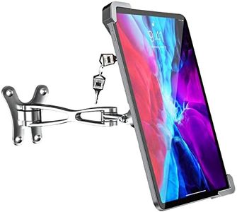 woleyi Anti-Theft Tablet Wall Mount, Heavy Duty Articulating in-Wall Tablet Stand Holder with Security Lock and Key, Compatible iPad Pro/Air/Mini, Samsung Galaxy Tabs, Surface, More 7-11" Tablets