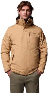 Columbia Men's Oak Harbor Interchange Jacket, 3 In 1 Interchange Winter Coat, Canoe, Small