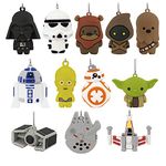 Hallmark Star Wars Countdown Calendar Miniature Christmas Tree Set With 12 Mini Ornaments