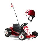 Radio Flyer Ultimate Go Kart, 24 Volt Outdoor Ride On with Helmet