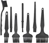 WMYCONGCONG 8 in 1 Plastic Handle Nylon Anti Static Brushes Cleaning Keyboard Brush Kit, Black