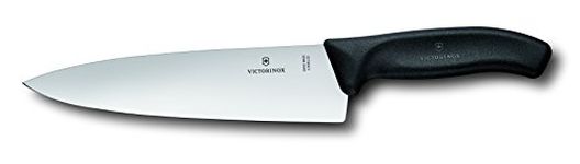 Victorinox 20 cm Broad Blade Swiss Classic Chef's Knife in Blister Pack, Black