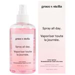 Grace and Stella Award Winning Rose Water Facial Spray (240ml) - Vegan - Rose Water Spray For Face - Rosewater Spray Toner Rose Hydrosol - Rose Spray Facial Mist - Rosewater Spray Toner Rose Hydrosol - Spray all Day