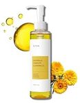 IUNIK Calendula Complete Deep Vegan Cleansing Oil 94% Plant-based Oils Blackhead Melting Makeup Remover Facial Cleanser - Dry Oily Acne-Prone Sensitive Skin Korean Skincare (200ml)