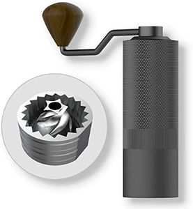 MAVO Wizard Coffee Grinder, Manual Burr Coffee Bean Grinder, Hand Grinder Coffee Mill - Capacity 20g with CNC Stainless Steel Pentagon Conical Burr - 12 Adjustable Setting - Perfect for Espresso, French Press, Pour Over - Hand Grinder Gift - Home and Camping