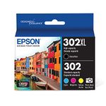 Epson T302XL-BCS Claria Premium Ink Cartridge Multi-pack - High-capacity Black and Standard-capacity Photo Black and Colour (CMYPB)