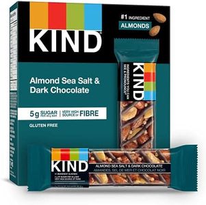 KIND Fruit & Nut Almond, Sea Salt & Dark Chocolate, Gluten Free, Low Sugar, 1.4 Ounce, 5 Count