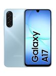 Samsung Galaxy A17 4G Dual SIM | 128GB, 4GB, Splash Resistant | 6.7" 90Hz AMOLED, GSM Factory Unlocked for T-Mobile, Global | International Model | (Light Blue)