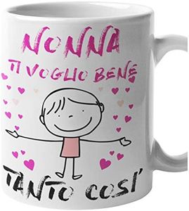 Incidiamo Tazza Mug Nonna - ti voglio bene tanto così - festa dei nonni - idea regalo nonna