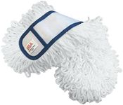 LOLA Products 360 Degree Flexible 18" Dust Mop Replacement Head - Fine Fiber Machine Washable Dust Mop Head Attracts Dust and Dirt Like a Magnet, 1 Pack