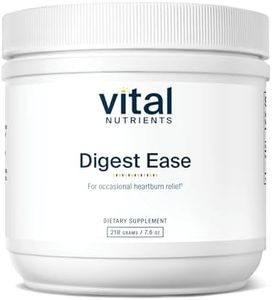Vital Nutrients Digest Ease (Formerly Heartburn Tx) | Occasional Heartburn & Indigestion Relief | Supports Healthy GI Function & Helps Soothe GI Tract | Gluten, Dairy, Soy Free | Non-GMO | 50 Servings
