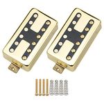 Swhmc Electric Guitar Pickup Double Coil Humbucker Neck and Bridge Pickup Set LP Les Paul Guitar Gold