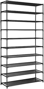 Artiss Shoe Rack, 18 Pairs Shoes Storage Organiser Cabinets Drawers Cupboard Organizer Display Shelf Case Home Decor Indoor Outdoor Bedroom Hallway Furniture, Adjustable Shelves Black