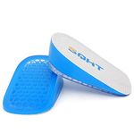 SQHT Height Increase Insole - Gel Heel Lift Inserts, Elevator Shoe Lifts Insoles for Men and Women (Large (1.4" Height))