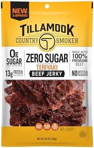 Tillamook Country Smoker Keto Friendly Zero Sugar Beef Jerky, Teriyaki, 6.5 Ounce