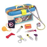 B. Dr. Doctor Toy – Deluxe Medical Kit for Toddlers - Pretend Play Set for Kids (10 Pieces) Multicolour one size BX1110Z