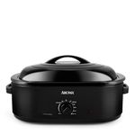 AROMA 18Qt. Roaster Oven (Black)