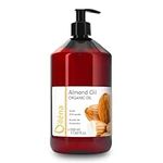 100% Pure Almond Oil - Multi-Purpose Oil for Skin, Hair, and Body - High in Vitamin E - Ideal for Pregnancy Stretch Marks, Baby Skin Care, and Massage - 500 ml 17.6 fl oz