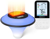 INKBIRD IBS-P05R Solar Powered Wireless Pool Thermometer with Ambient Light | Digital Swimming Pool Thermometer with Indoor Remote Control | IP68 Waterproof | for Hot Spring, Spa, Hot Tub