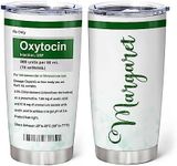 Hyturtle Personalized Oxytocin Tumbler - Healthcare Tumbler, Nurse Coffee Mug Travel, Nurse Tumblers For Women, Pharmacist Gift - Nurse Anesthetist Gift - Er Doctor Gift - Vet Gift, Medical Tumbler